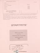 Startrite-Startrite RF RWF Series, 2A Bandsaw, Operation & Parts Manual 1983-2A-RF-RWF-01